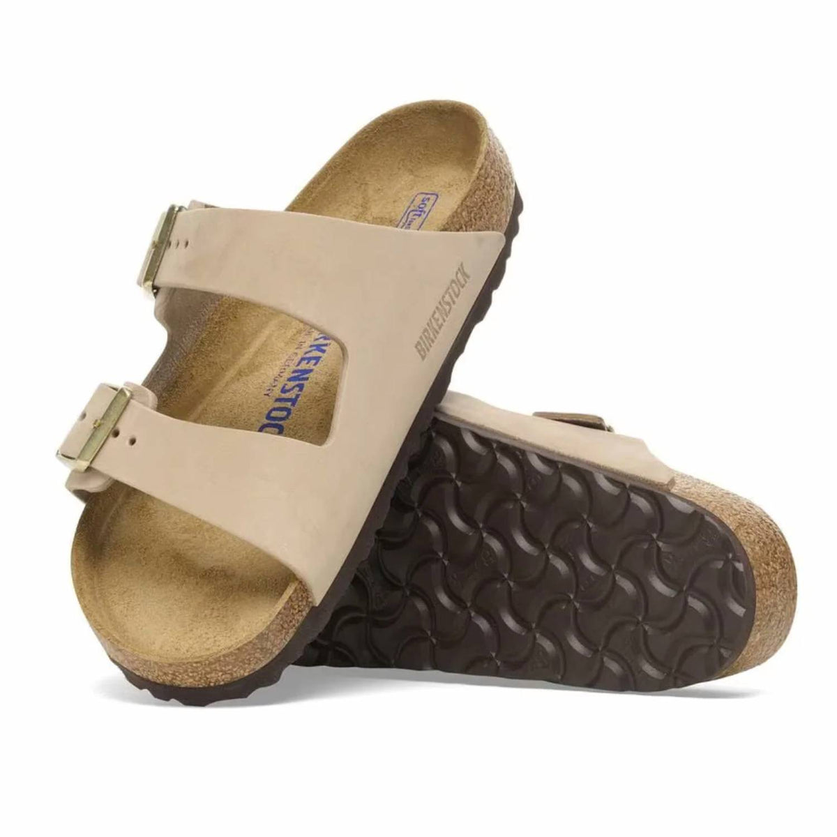 Birkenstock - Unisex Arizona Soft Footbed Nubuck Leather Sandal