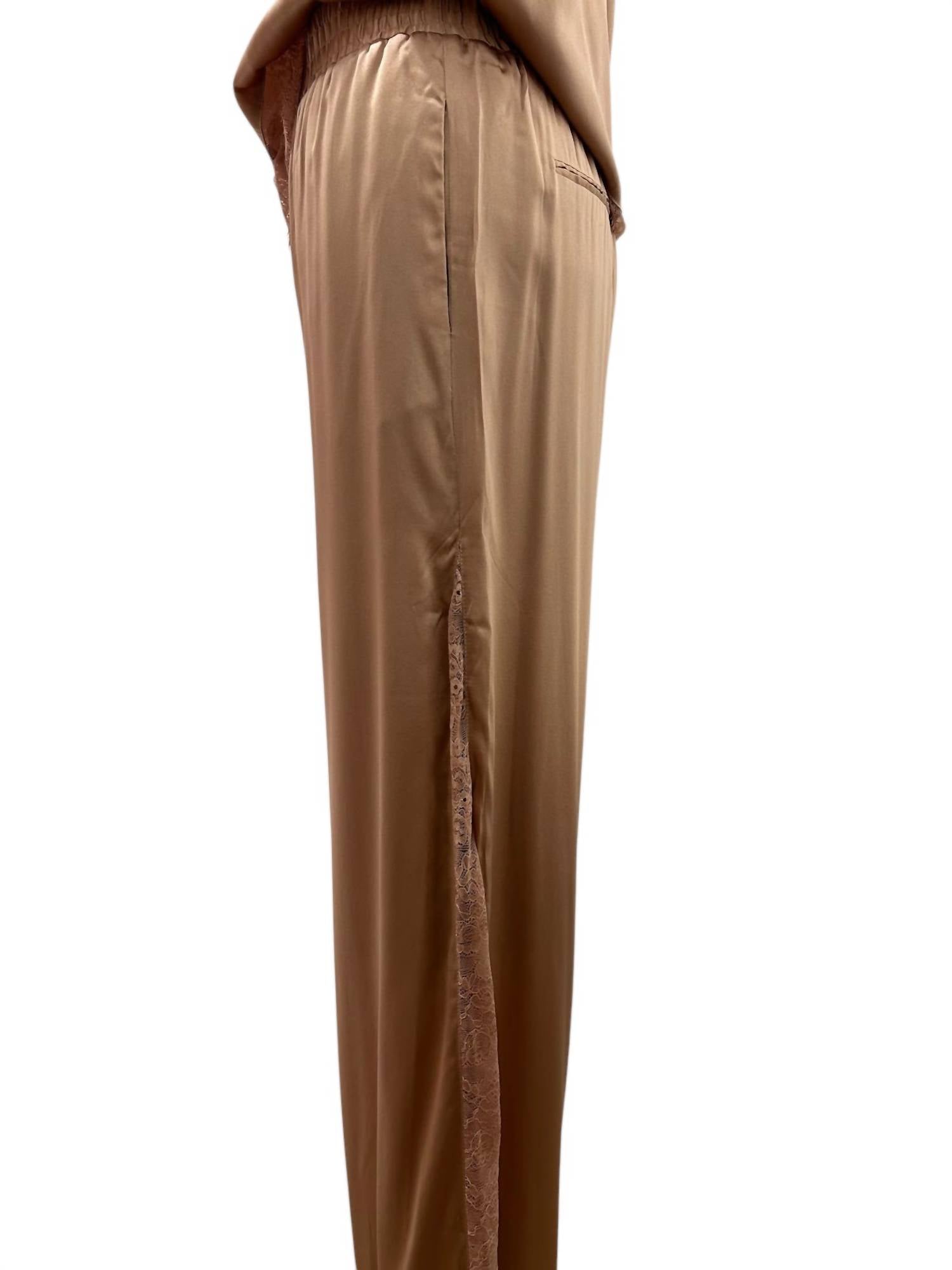 Max&Moi - WOMEN'S BRYA SILK & LACE TROUSERS