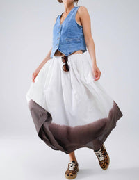 Q2 - Flowy Drop Waist Skirt