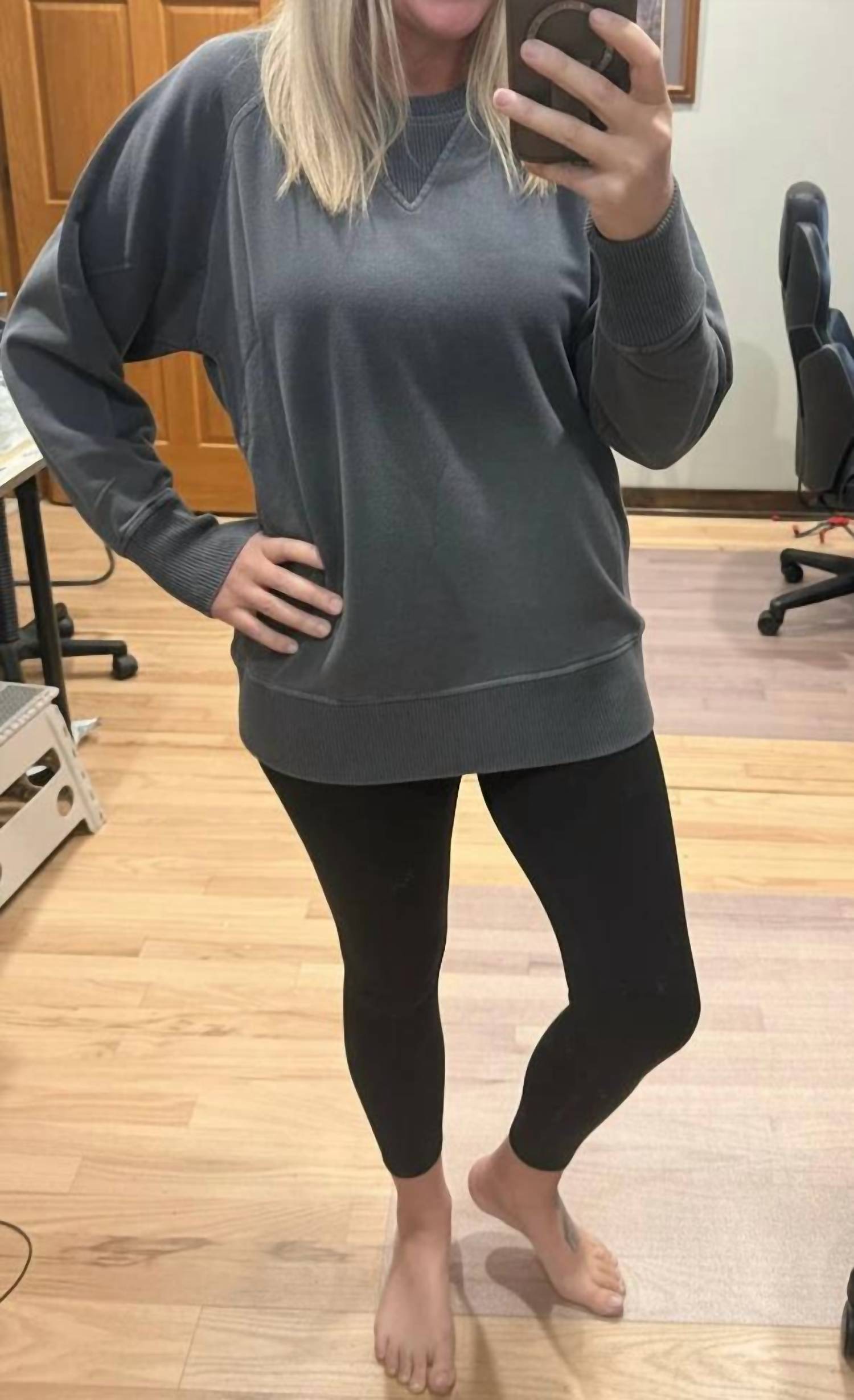 Zenana - Pigment Dyed French Terry Pullover Sweater – Plus Size