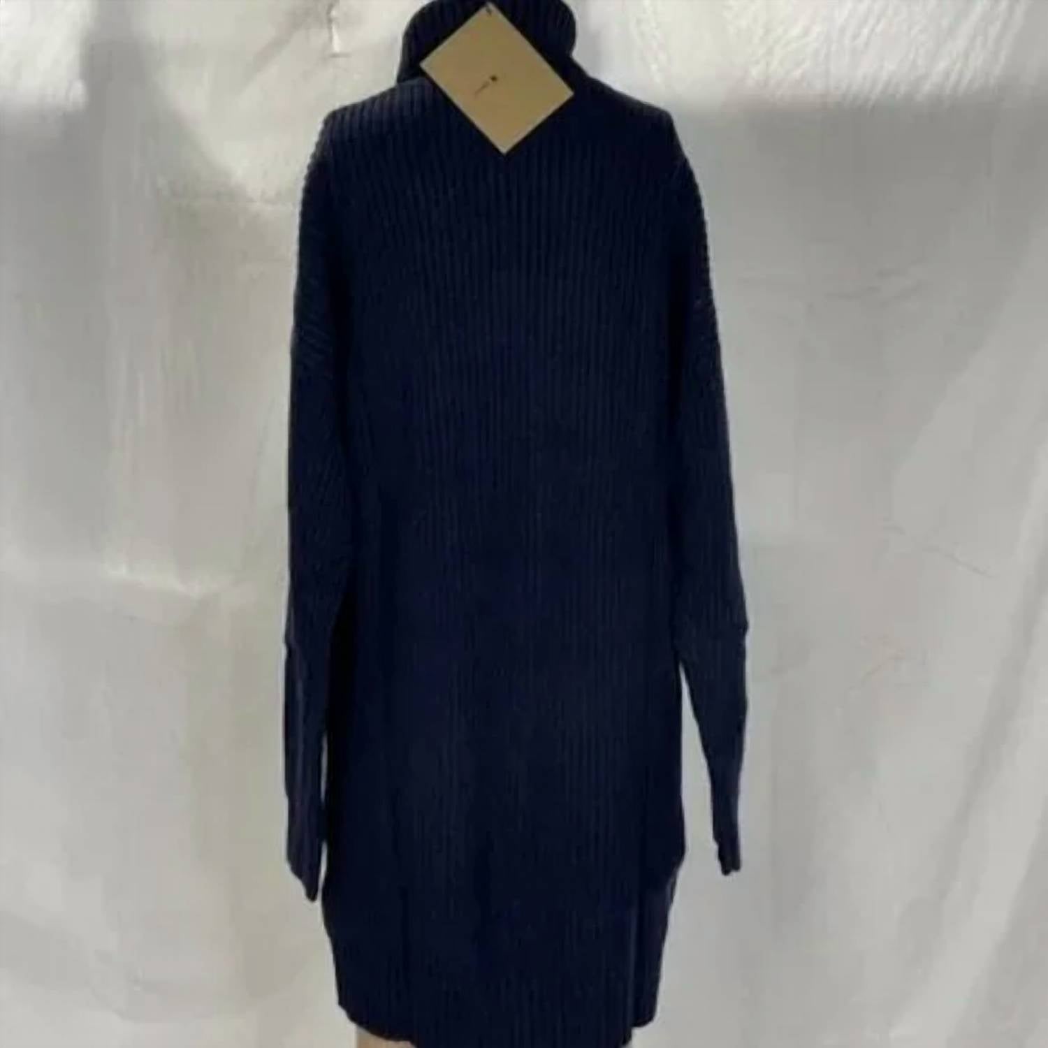 Teddy Fresh - Knit Laced Up Sweater Dress