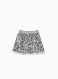 An'Ge - A Sequin Mini Skirt
