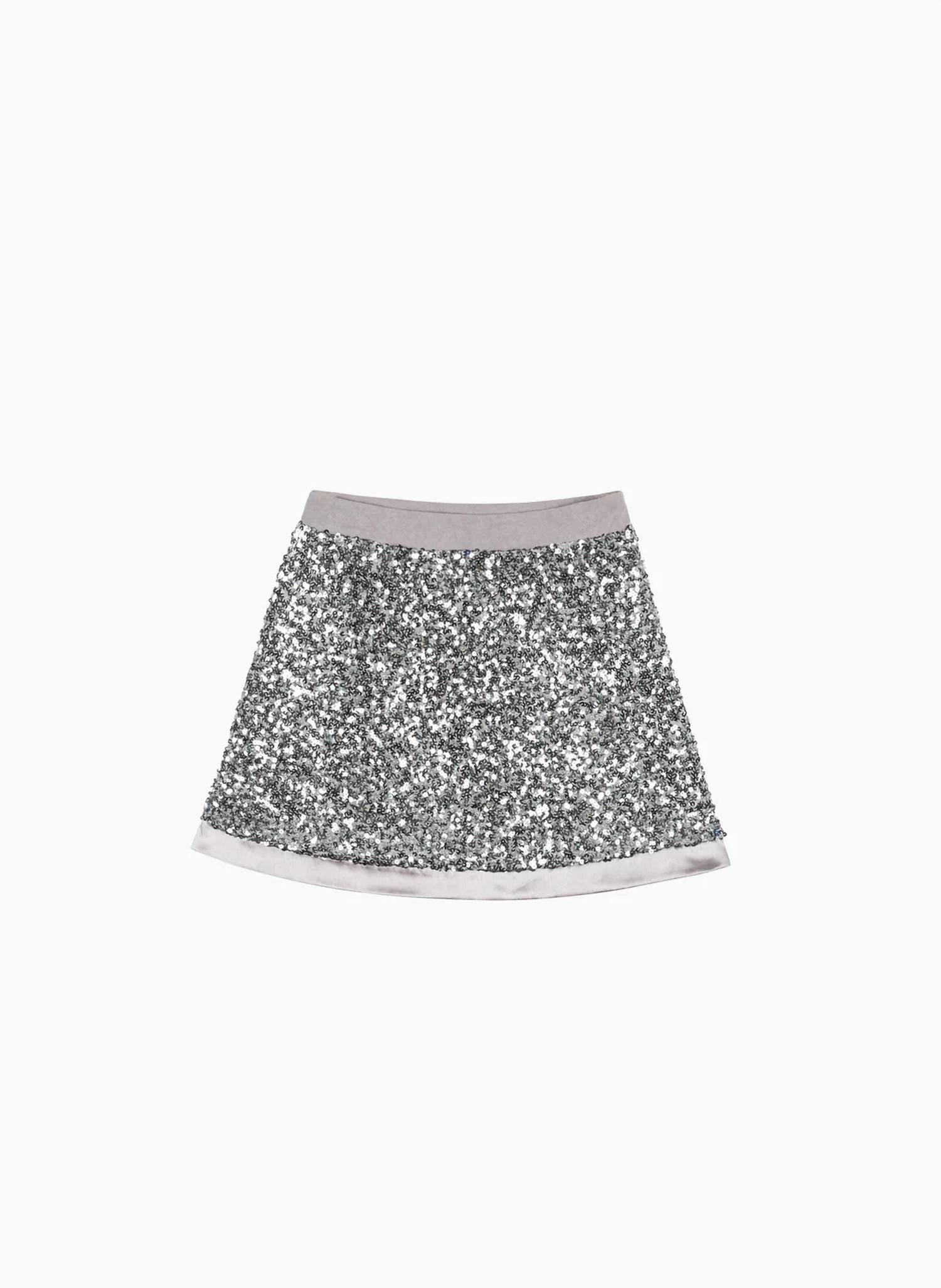 An'Ge - A Sequin Mini Skirt
