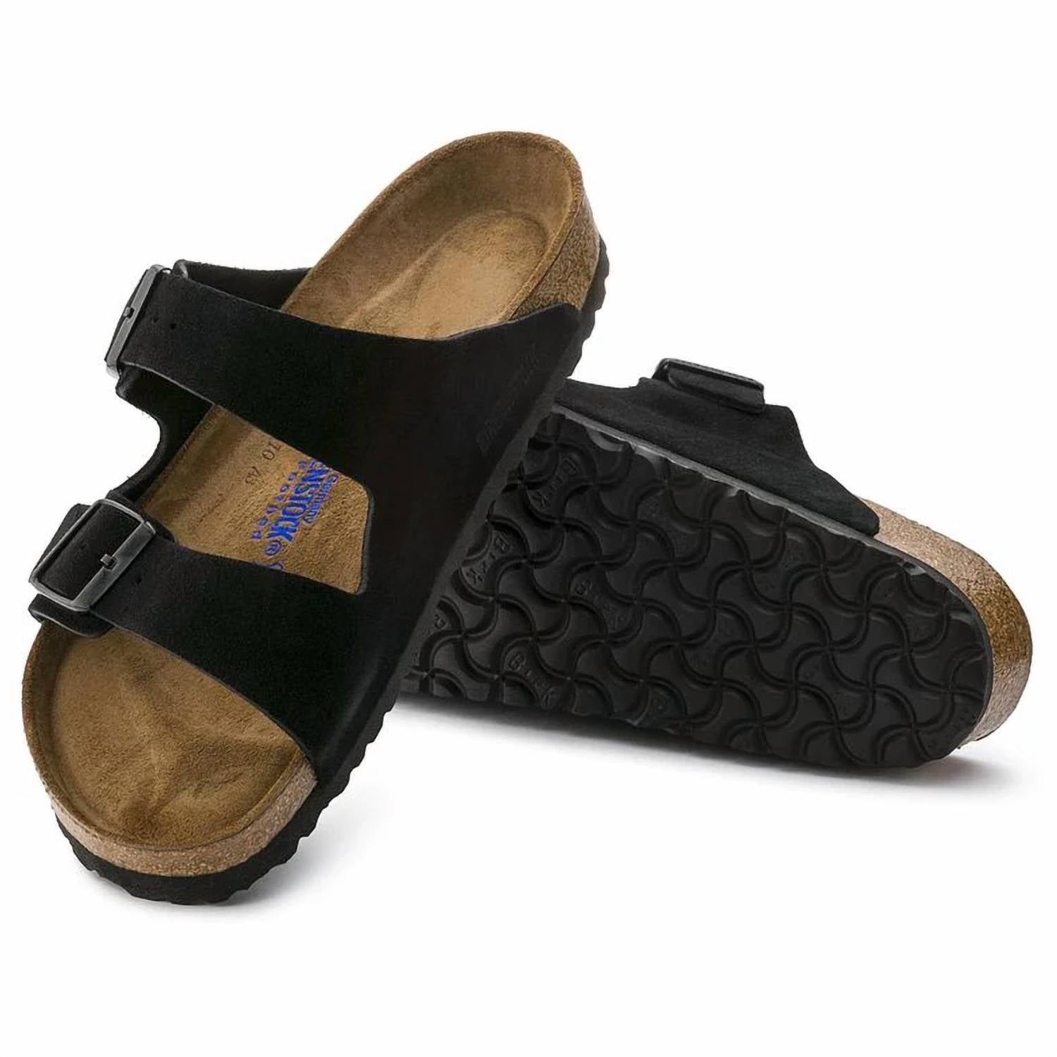 Birkenstock - Unisex Arizona Soft Footbed Suede Sandals