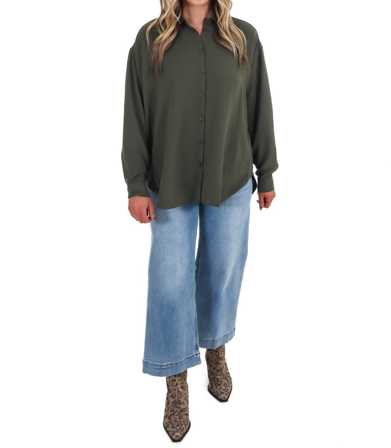 Mittoshop - Cloudlight Button Up Top