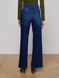 L'Agence - Women's Alicent High Rise Sneaker Jean