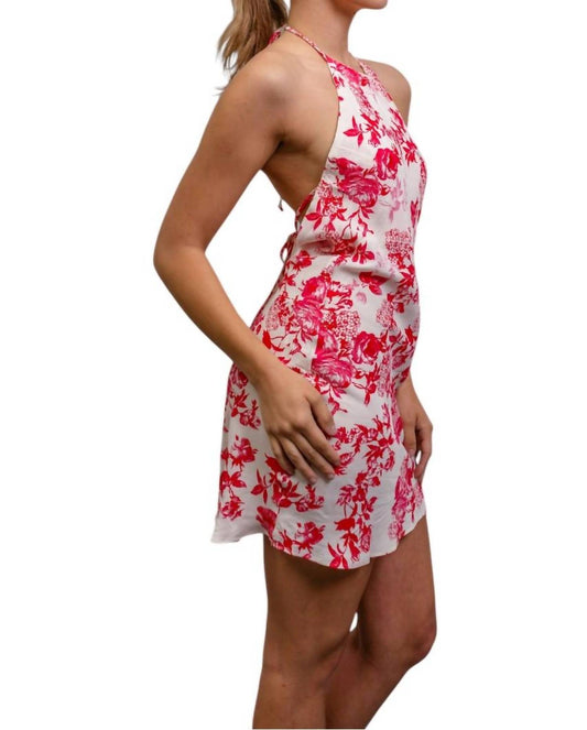 Olivaceous - Mavra High Neck Mini Dress