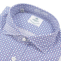 Luigi Borrelli Napoli - Men's Slim-fit Patterned Cotton Shirt