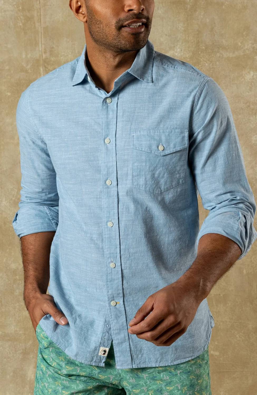 Duck Head - Cotton Chambray Sport Shirt