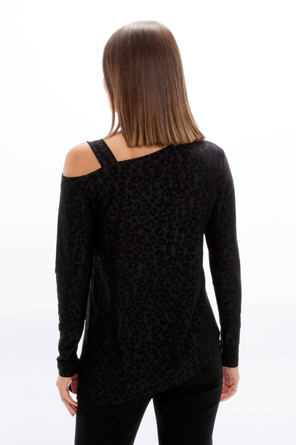 Sympli - One Shoulder Long Sleeve Top