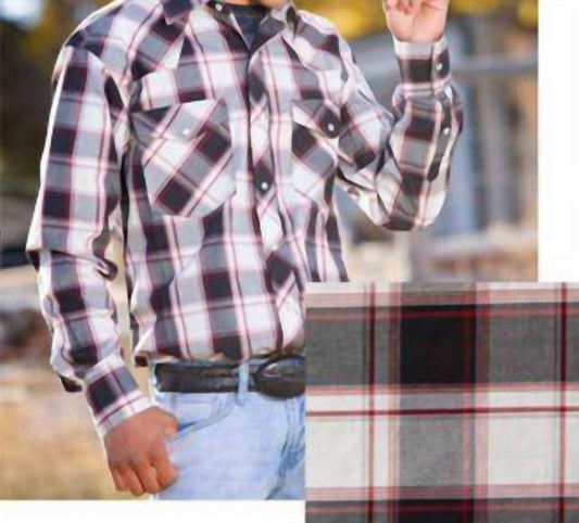 Wyoming Traders - Long Sleeve Plaid Western Shirt