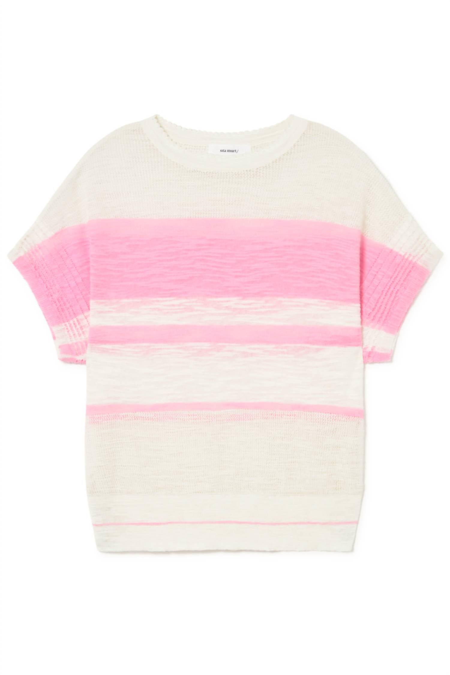 Sita Murt - Dropped Sleeve Striped Sweater