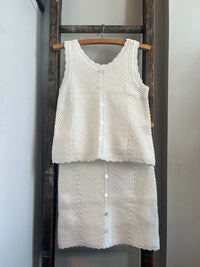 Tractr - Girl's Knit Top & Skirt Set