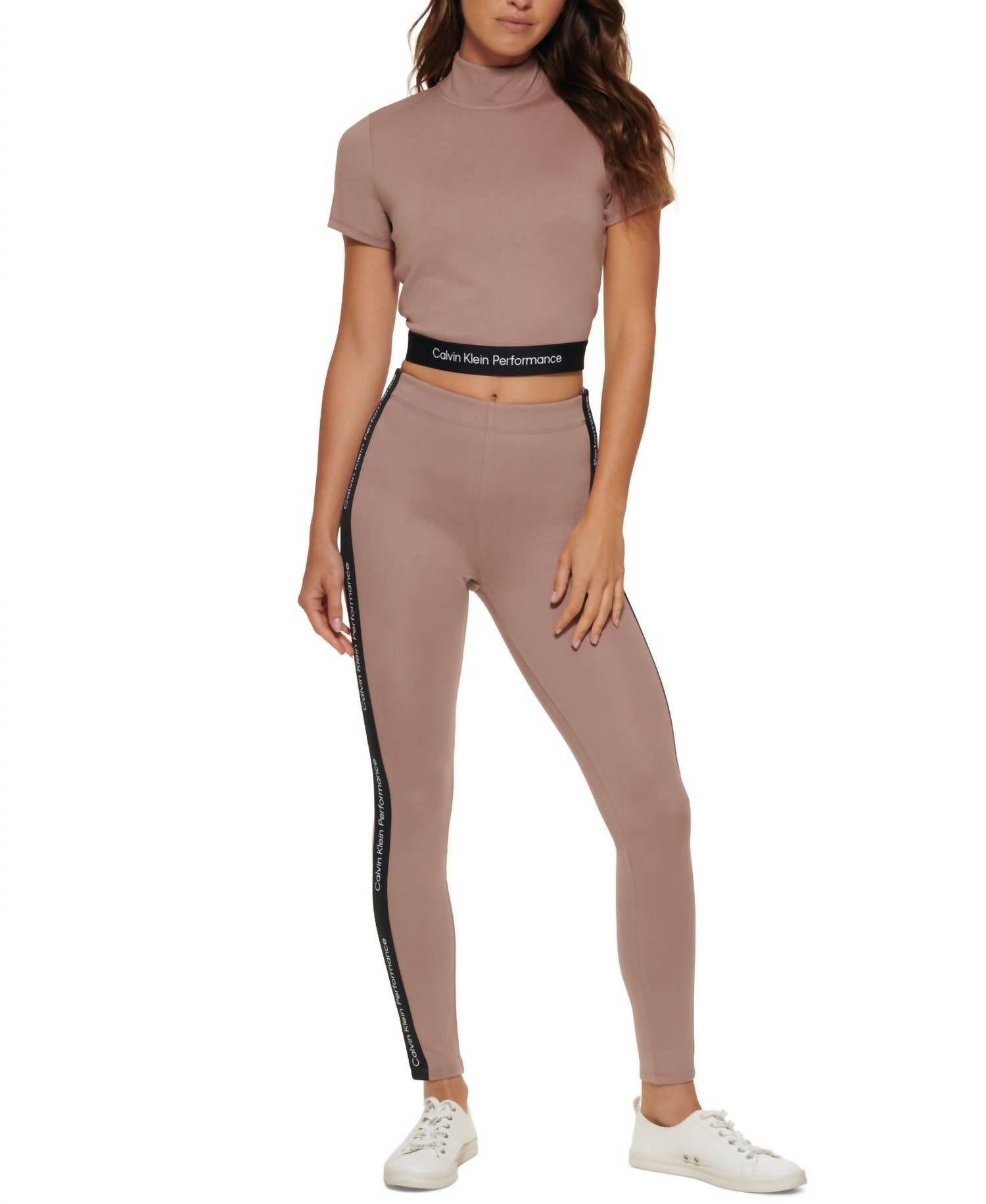 Calvin Klein - Performance Minimal Logo Tape High Waisted Leggings
