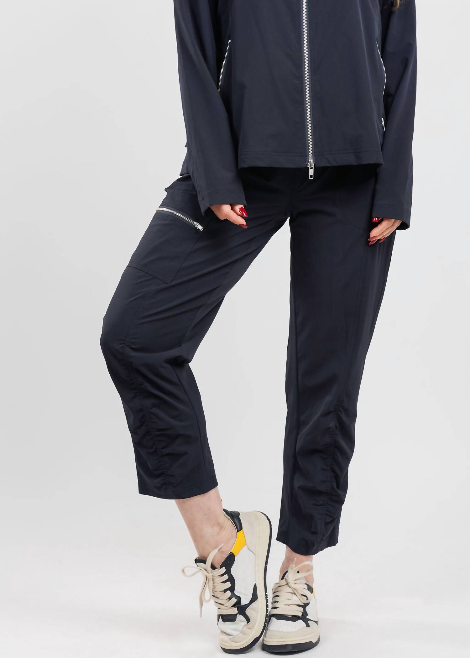 Peace Of Cloth - Women's Ash Zip Pull On Pants