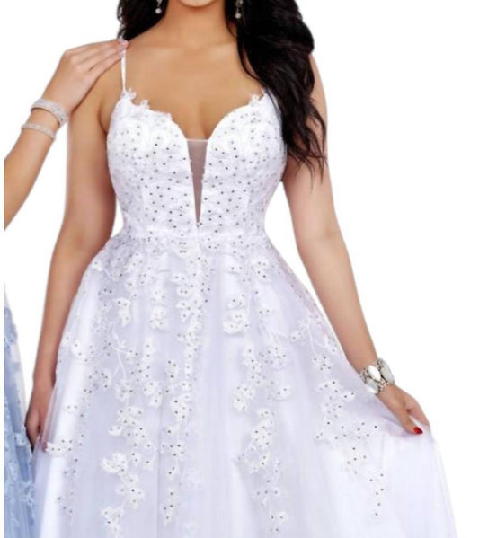 Karishma Creations - Embroidered Tulle Maxi Dress