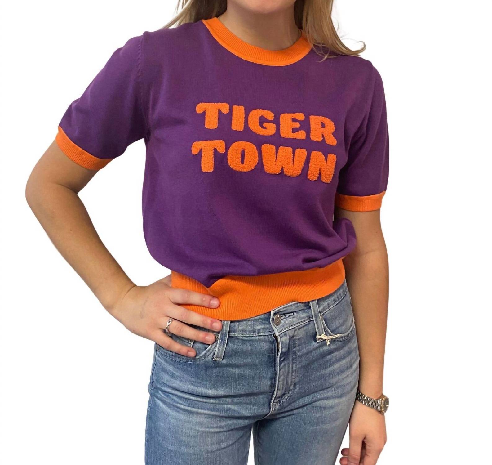 Ellsworth + Ivey - Tiger Town Short Sleeve Top