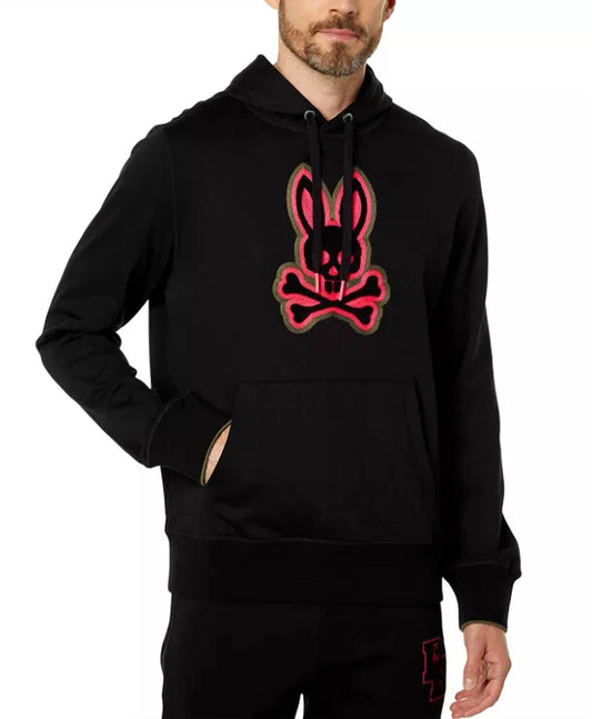 Psycho Bunny - Patchine Chenille Bunny Hoodie