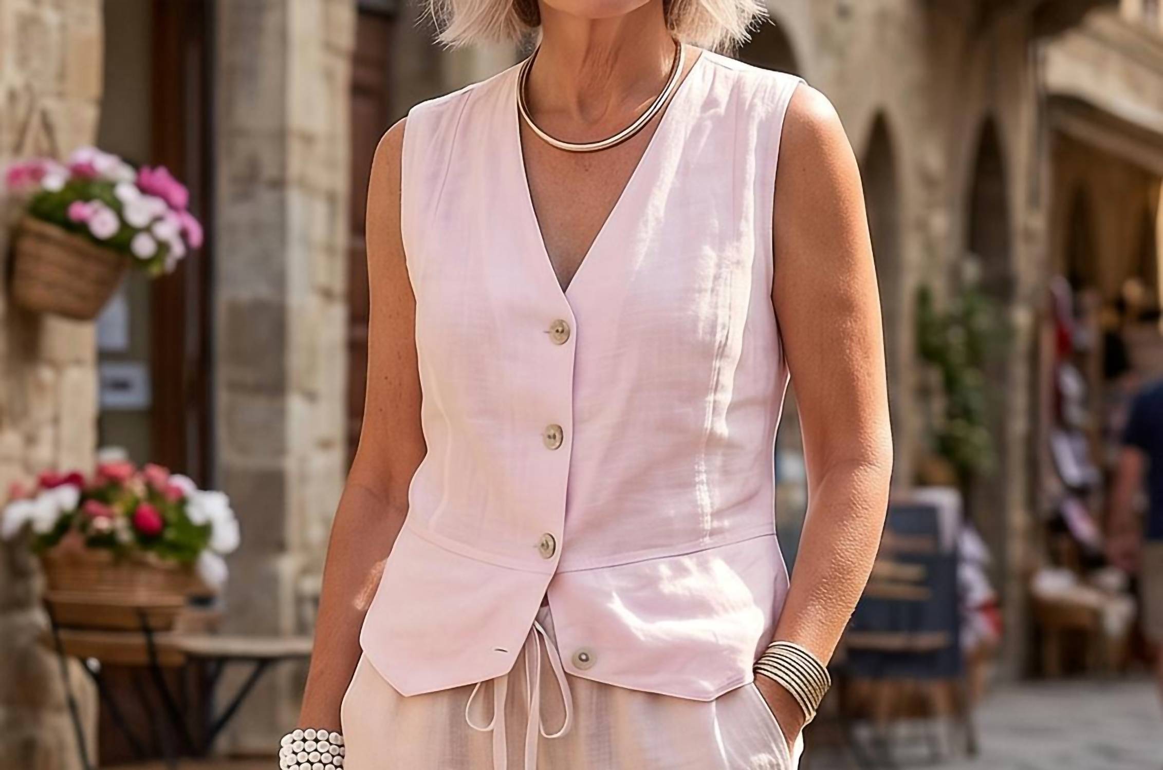 Made In Italy - The Everyday Linen Waistcoat