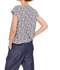 Celina Moon - Lavender Ruffle Blouse