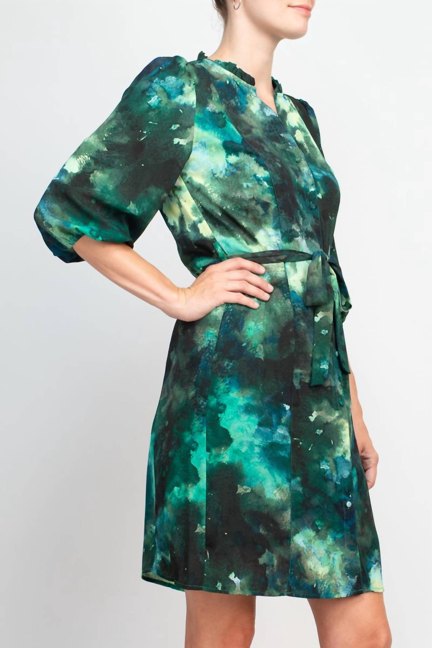 Nanette Lepore - Print Chiffon Dress