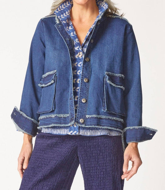 Habitat - Stretch Canvas Fringe Jacket