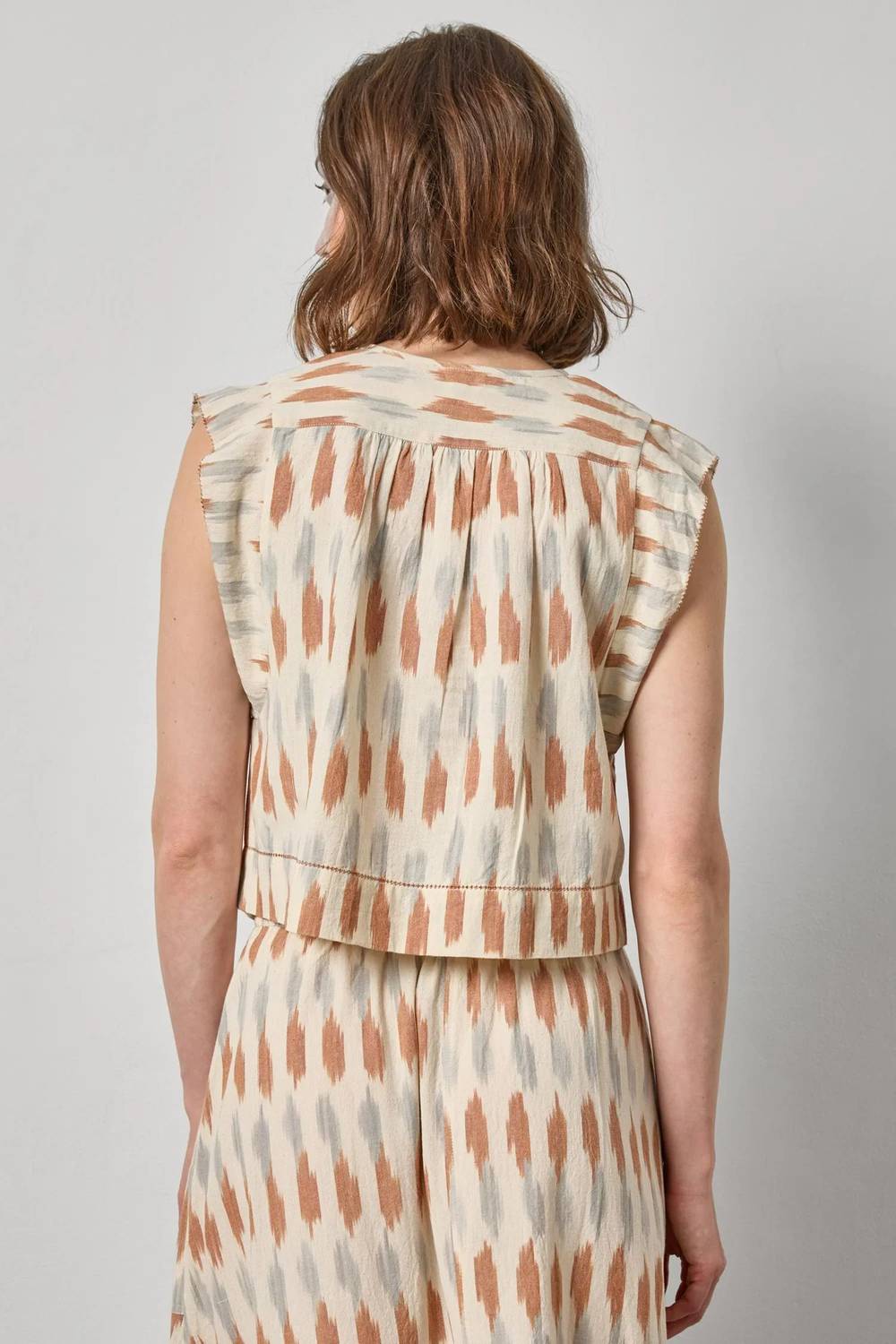 Lilla P - Shirred Shoulder Top