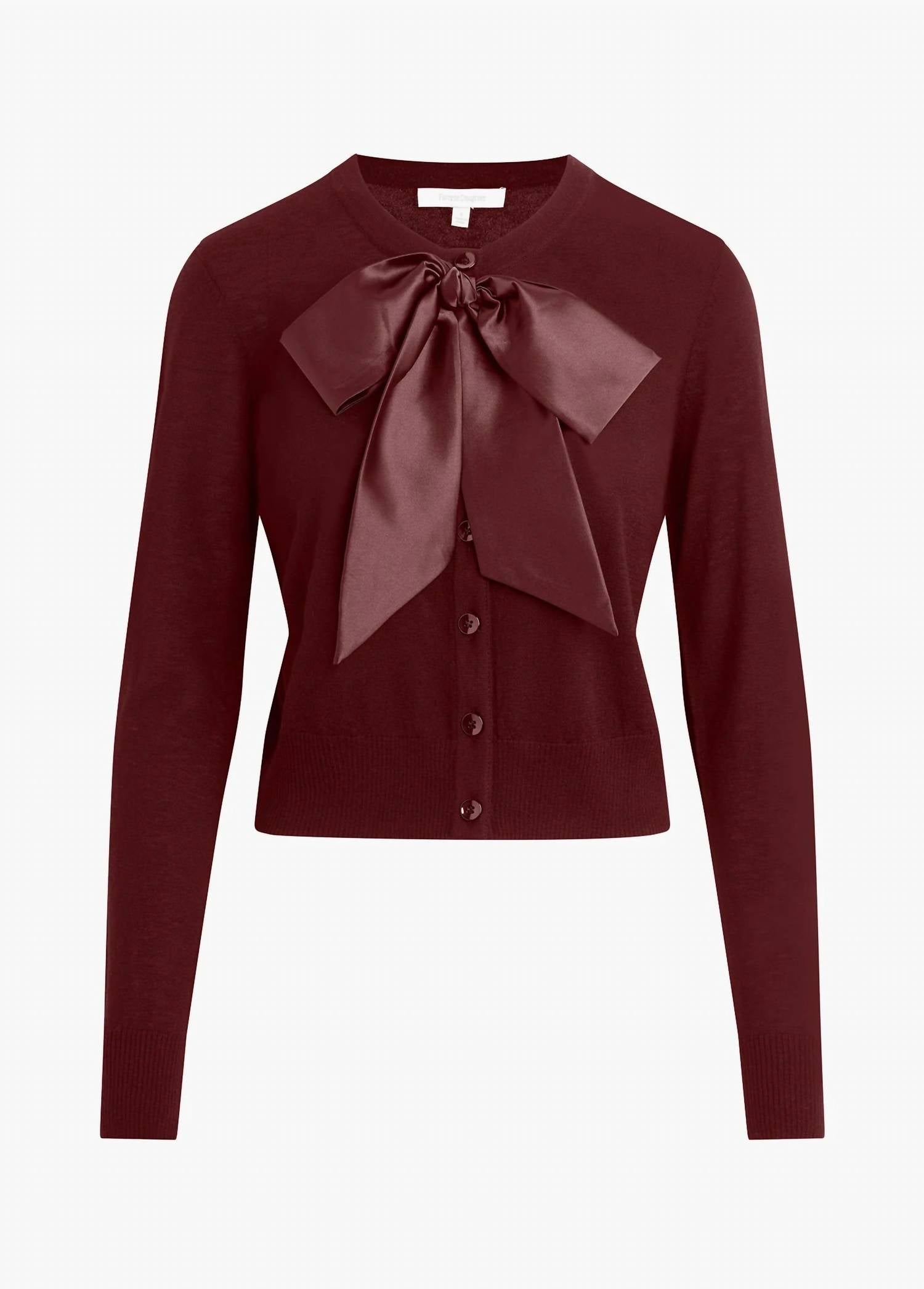 Favorite Daughter - Take A Bow Long Sleeve Cardigan