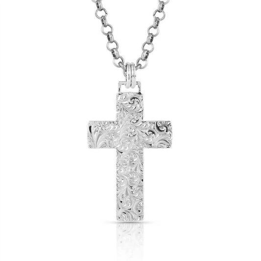 Montana Silversmiths - Men's Diamond Rio Cross Necklace