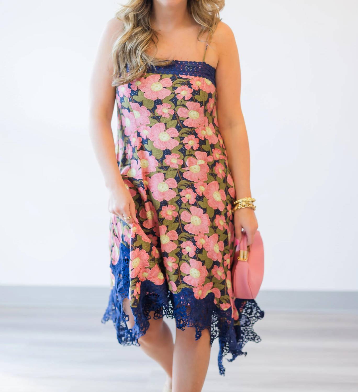 J.Nna - Jada Floral Print Midi Dress
