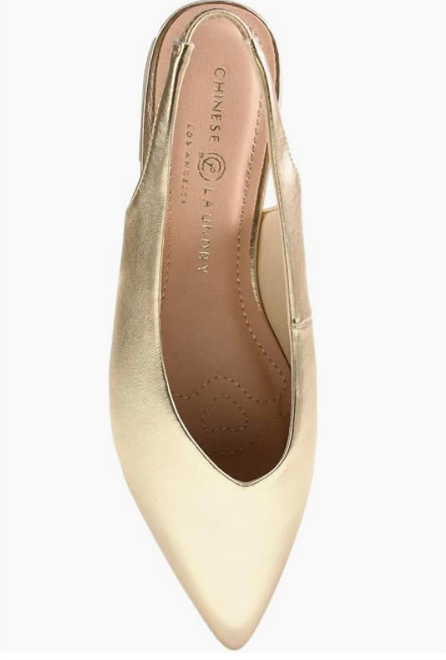 CHINESE LAUNDRY Women's Hadiya Ballet Flats in gold - women's flats - alternate view