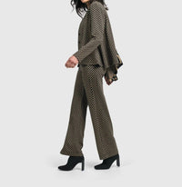 ALEMBIKA Brienne Mid Rise Trousers in hive - women's pants - alternate view