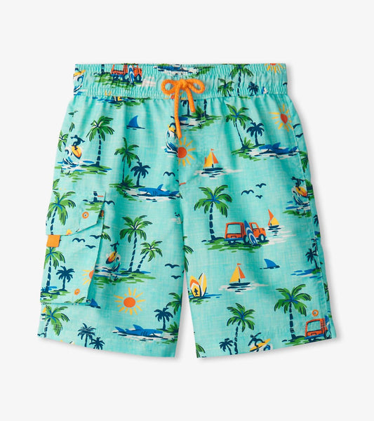 Hatley - Boy's Vintage Holiday Board Shorts