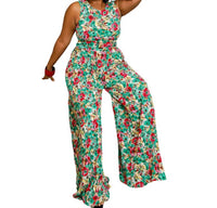 Mulla - Pleated Floral Jumpsuit