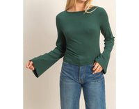 Hyfve - Ribbed Knit Bell Top