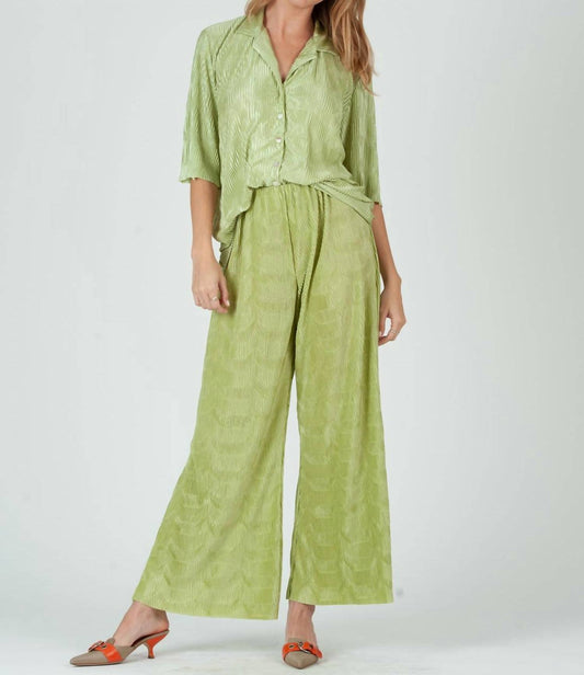 Lucca - RALEIGH BUTTON DOWN SET TOP AND PANT