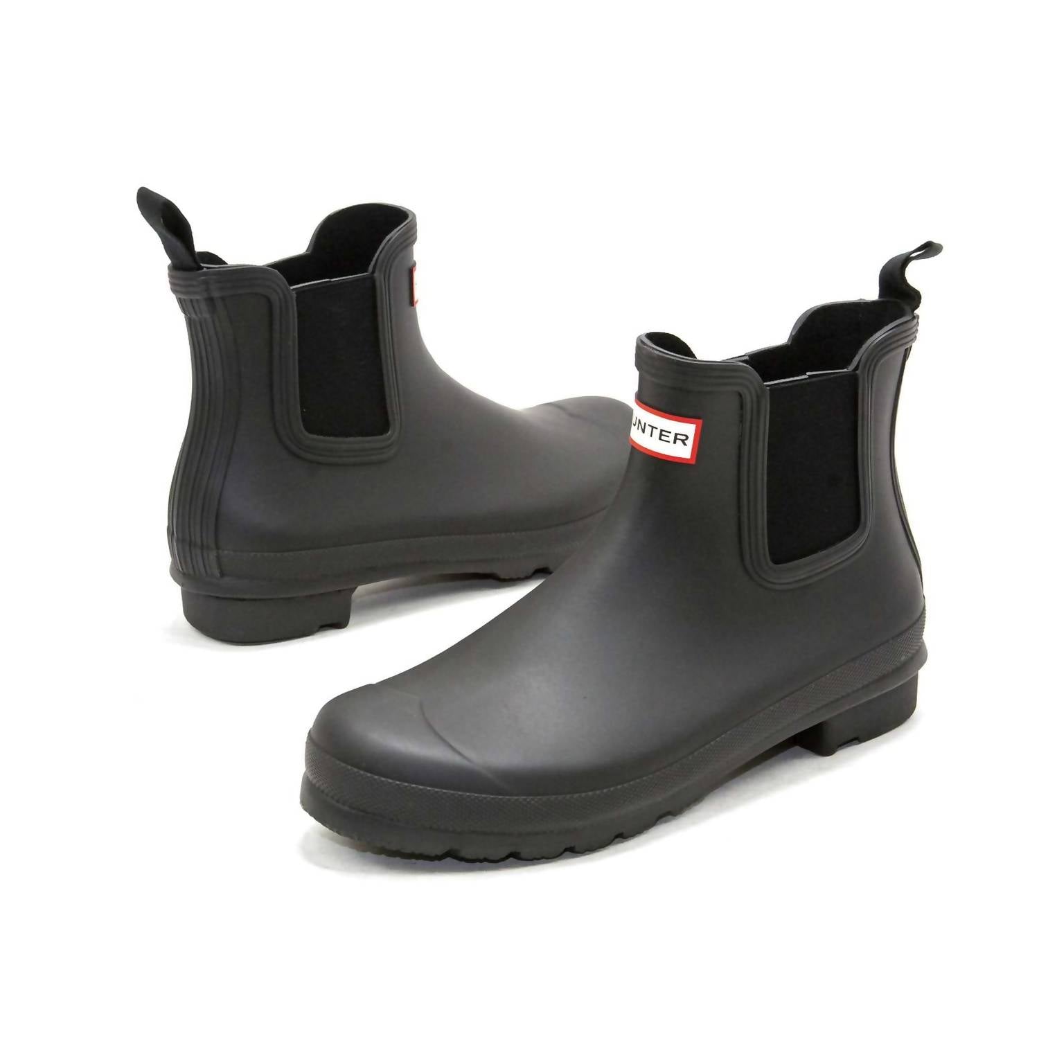 HUNTER Women's Original Chelsea Boots in black - women's shoe - view 5