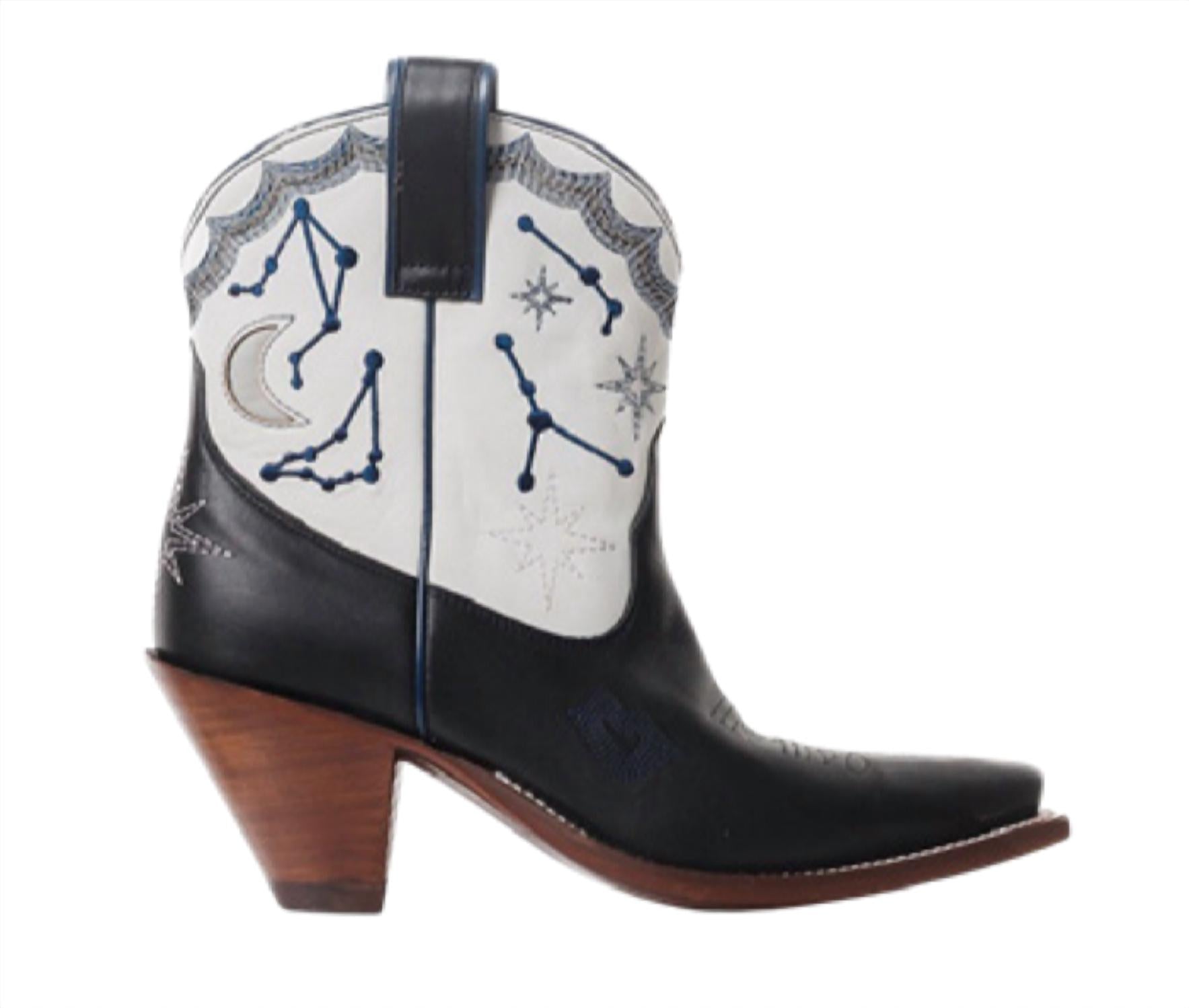 Besita Boots Women's Starlet Boots in black white - women's shoe