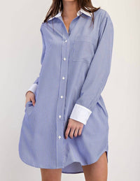 Ee:Some - Work to Play Striped Dress