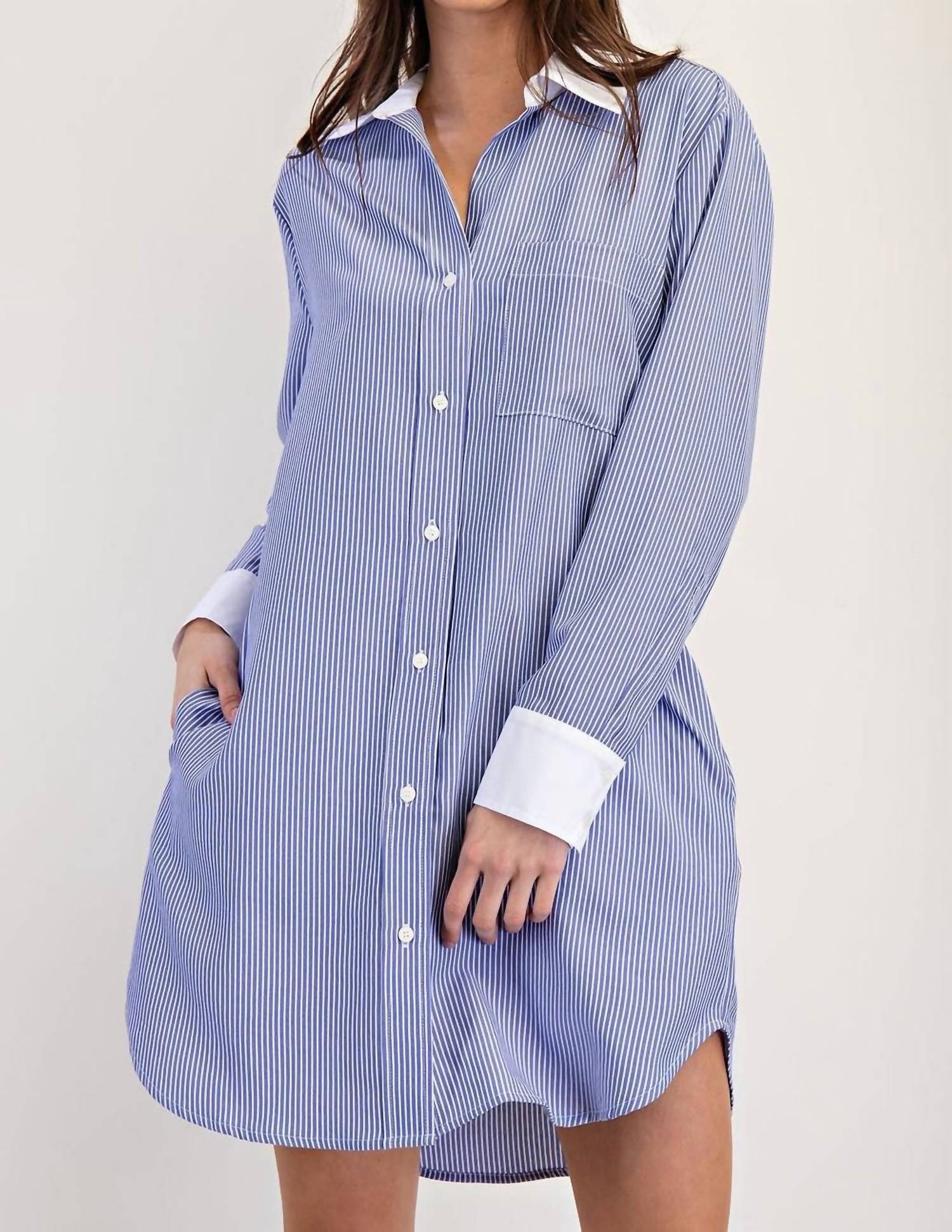 Ee:Some - Work to Play Striped Dress