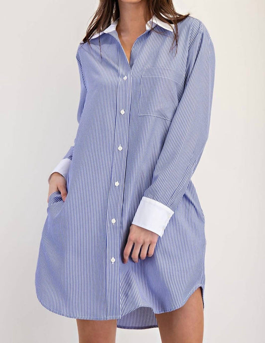 Ee:Some - Work to Play Striped Dress