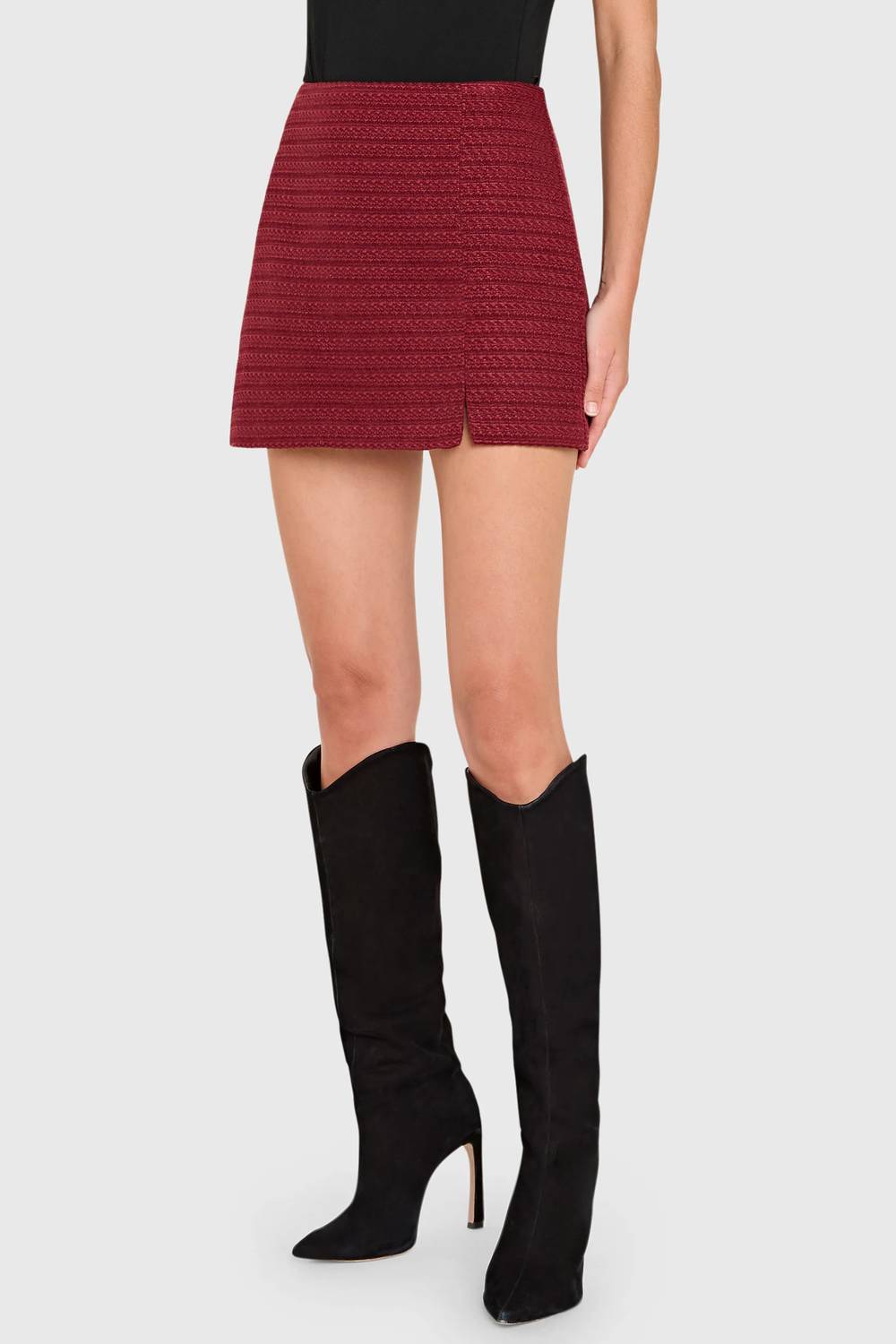 Amanda Uprichard - Dale Tweed Mini Skort