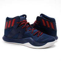 adidas Men's Sm Crazy Bounce Usa Basketball Shoes in navy scarlet - men's shoe - view 4