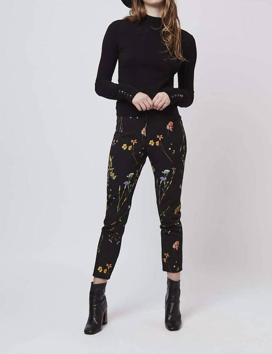 Topshop - Floral Print Slim Pants