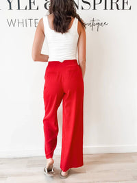 Skies Are Blue - Ginnie Luxe Wide Leg Pants
