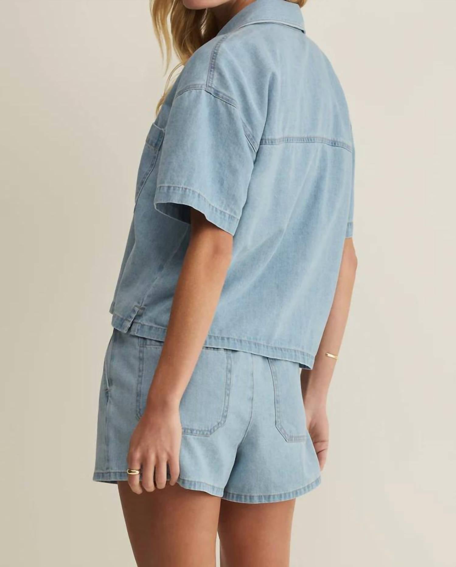 Z Supply - Everyday Denim Button Up Top