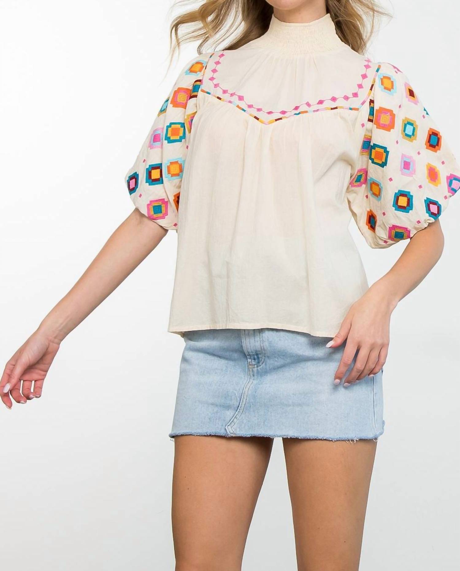 Thml - G.o.a.t. Embroidered Top