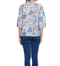 Multiples - 3/4 Puff Sleeve Top