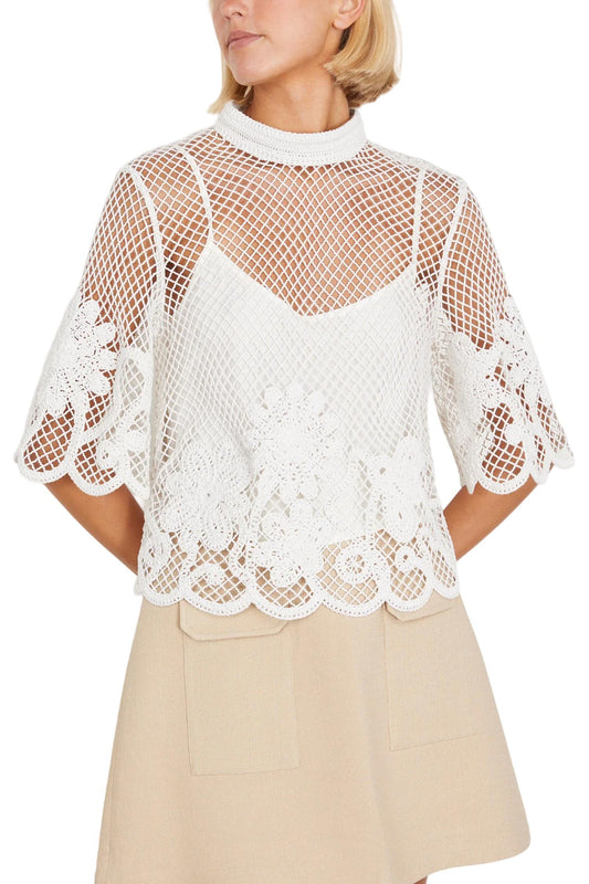 Clea - AMAANI LACE TEE