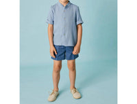 Pi And Pa - Kid's Cotton Blend Shorts Set